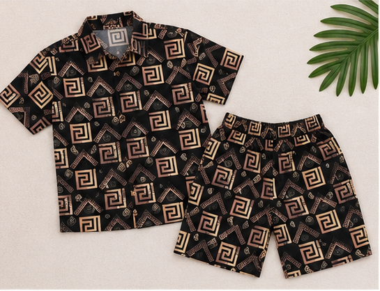 Boys Matching Shirt & Shorts Set