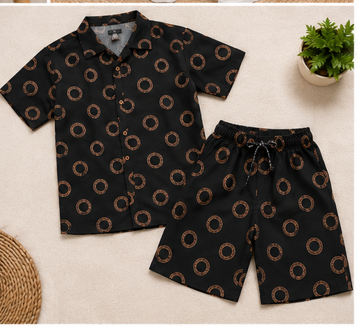 Boys Matching Shirt & Shorts Set
